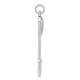 Sterling Silver Heart Key Pendant with Cubic Zirconia, Symbolic Love and Trust Jewelry for Women