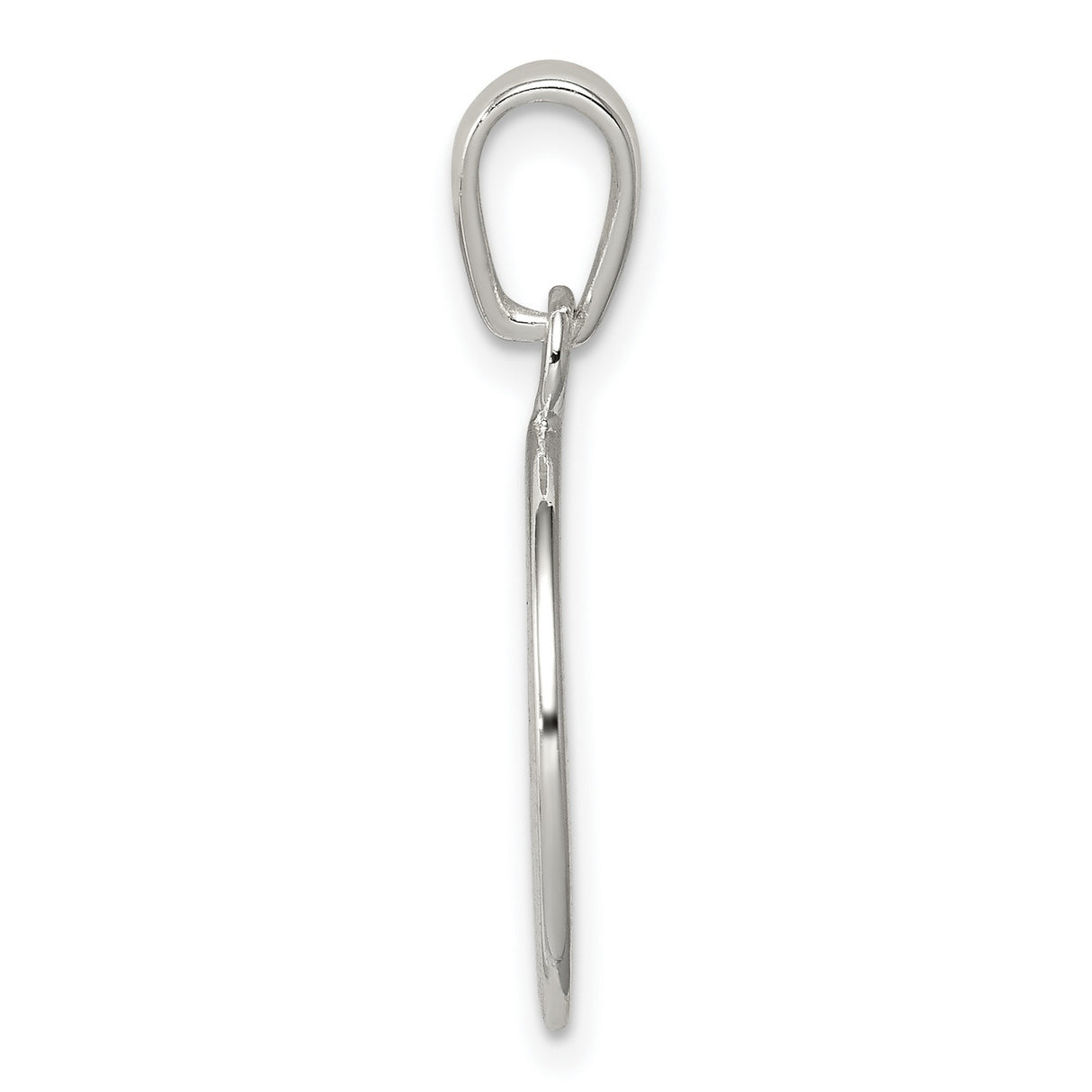 Sterling Silver Peace Sign Pendant, Boho Minimalist Anti-War Jewelry for Women and Unisex Wear