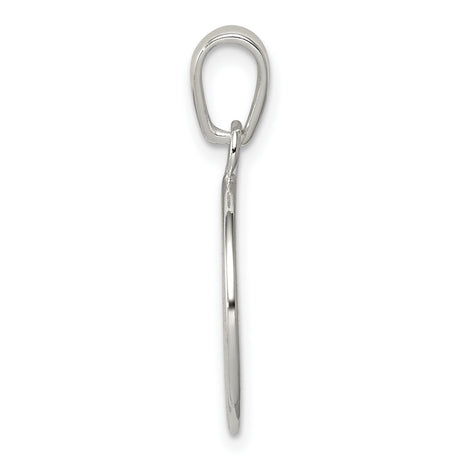 Sterling Silver Peace Sign Pendant, Boho Minimalist Anti-War Jewelry for Women and Unisex Wear