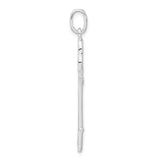 Sterling Silver Key Pendant with Trefoil Bow Symbolizing Access and New Beginnings for Women