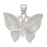 Sterling Silver Butterfly Pendant with Filigree Design, Nature-Inspired Charm for Women