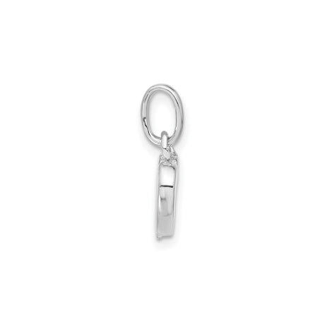 Sterling Silver Heart Locket Charm with Mother Of Pearl, Double Heart Design