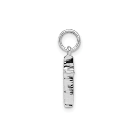Sterling Silver Cross Pendant, Slim Vertical Design, Unisex Modern Faith Jewelry Charm