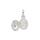 Sterling Silver Ladybug Pendant Charm with Pink Enamel, Whimsical Nature Jewelry for Women and Girls