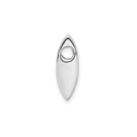 Sterling Silver Rectangular Pendant with Cubic Zirconia, Celestial Constellation Design