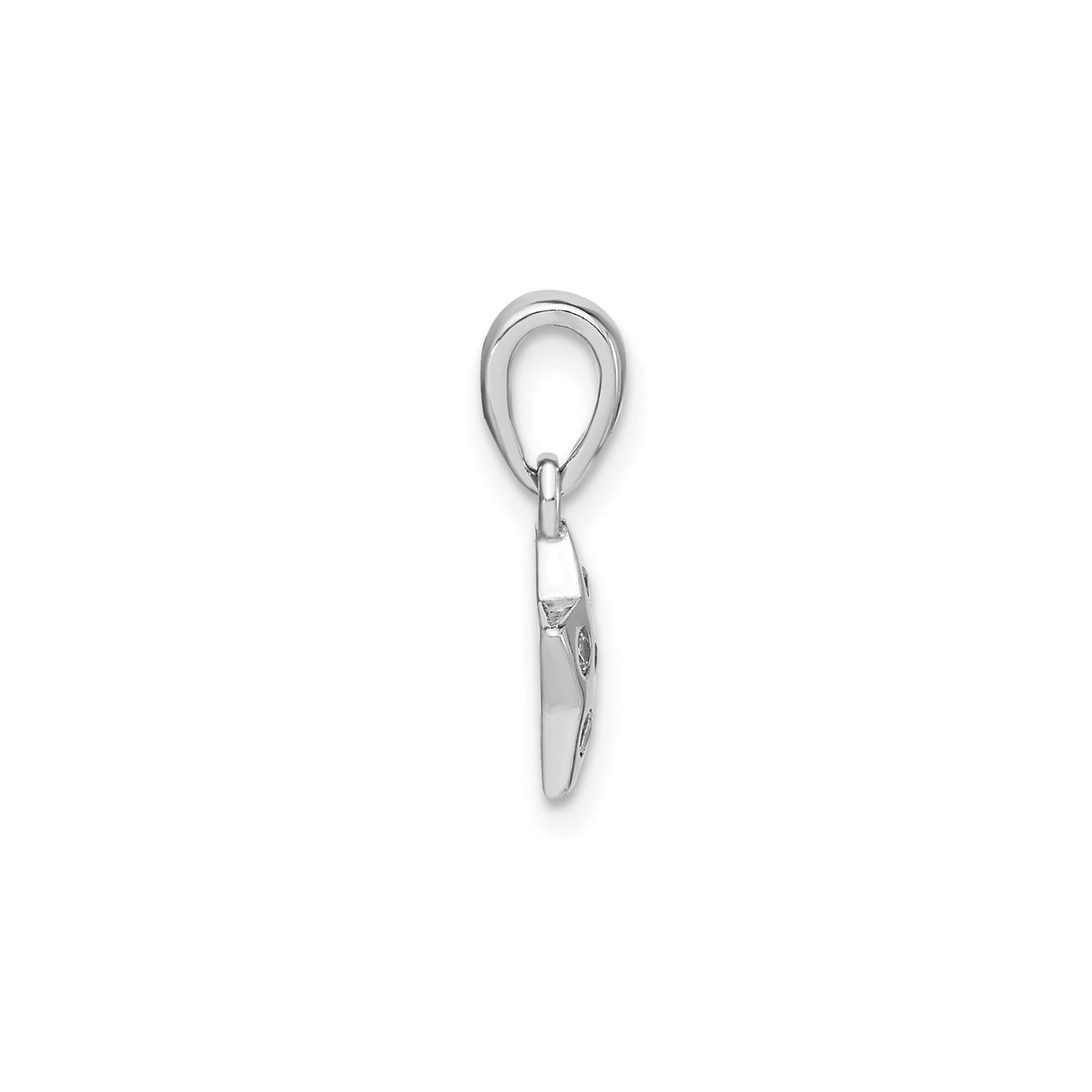Sterling Silver Star Pendant with Cubic Zirconia, Celestial Charm Jewelry for Women