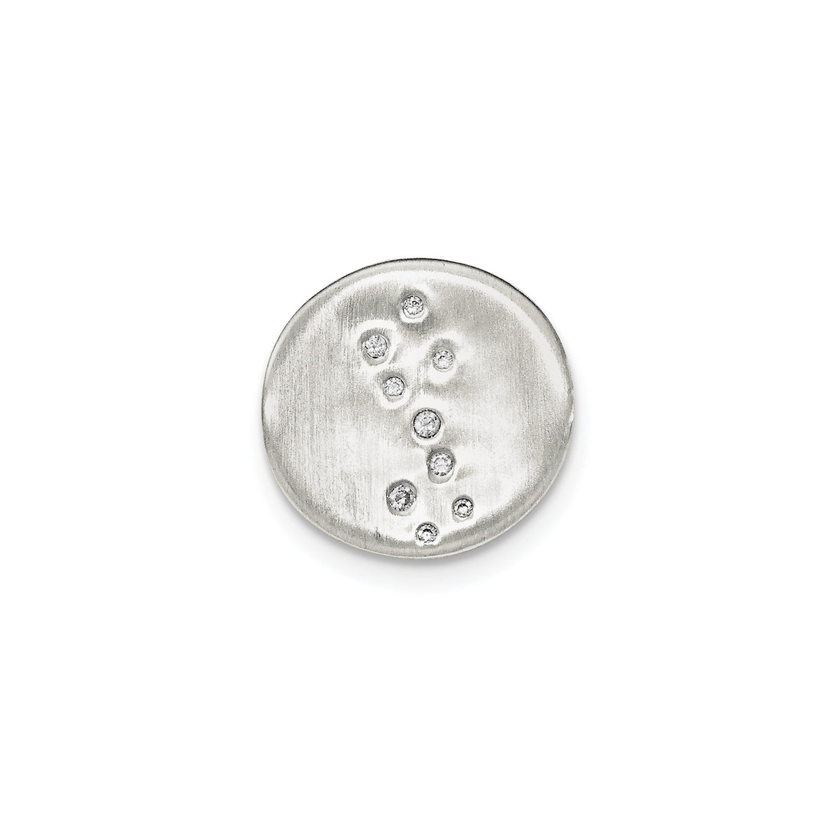 Sterling Silver Constellation Pendant with Cubic Zirconia, Celestial Astrology Medallion