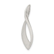 Sterling Silver Ichthys Fish Pendant with Twisted Design, Christian Symbol of Faith for Women
