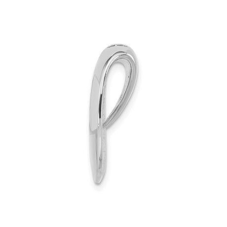 Sterling Silver V-Shape Pendant with Textured Overlay, Modern Abstract Design for Women