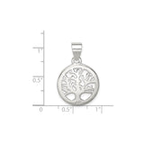 Sterling Silver Tree of Life Pendant with Openwork Design, Boho Celtic Spiritual Jewelry