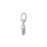 Sterling Silver Double Heart Pendant Charm with Intertwined Open Hearts, Romantic Jewelry for Women