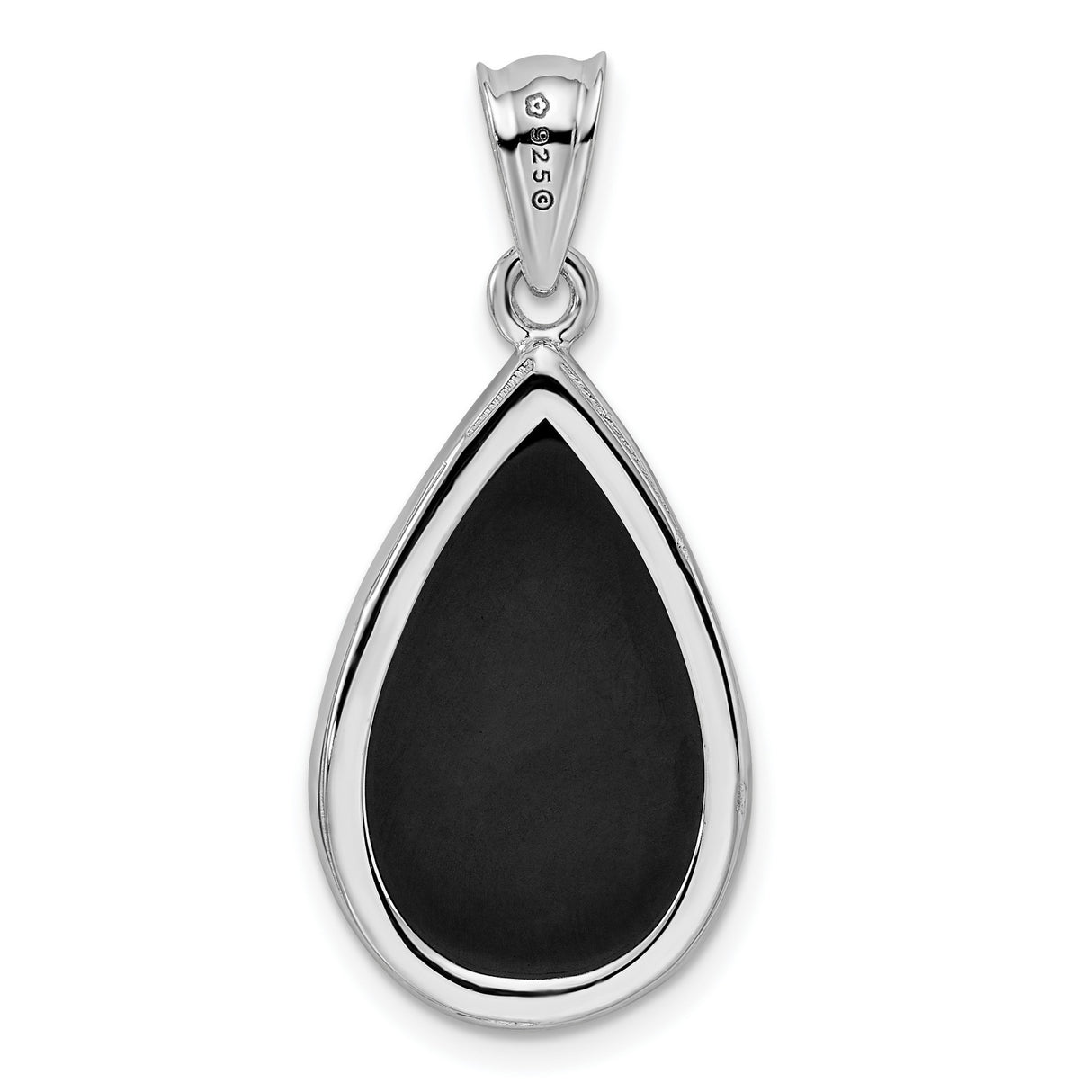 Onyx Charm Pendant in Real 925 Sterling Silver