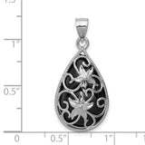 Onyx Charm Pendant in Real 925 Sterling Silver