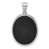 Created Opal Tree Of Life Symbol Oval Charm Pendant in Real 925 Sterling Silver