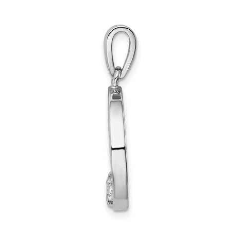 Sterling Silver Ocean Pendant with Blue Lab Created Opal, Wave and Starfish Design