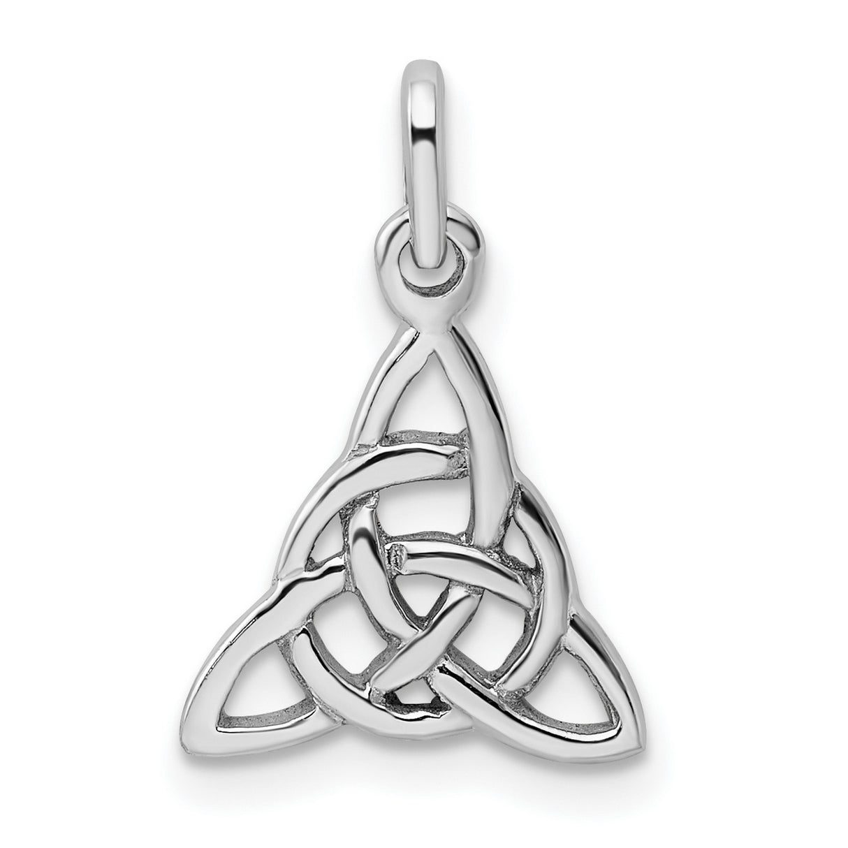 Celtic Trinity Knot Symbol Charm Pendant in Real 925 Sterling Silver
