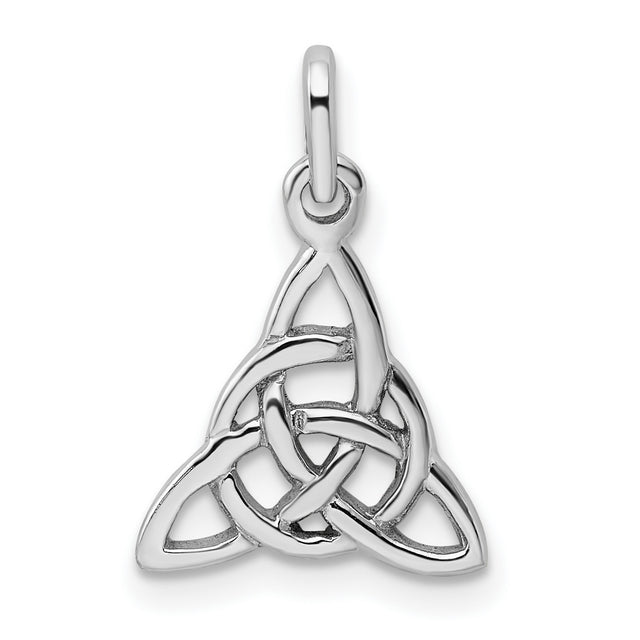Celtic Trinity Knot Symbol Charm Pendant in Real 925 Sterling Silver