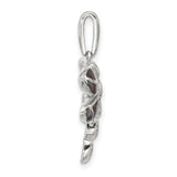 Sterling Silver Dragonfly Pendant with Abalone Inlay, Nature Inspired Jewelry for Women