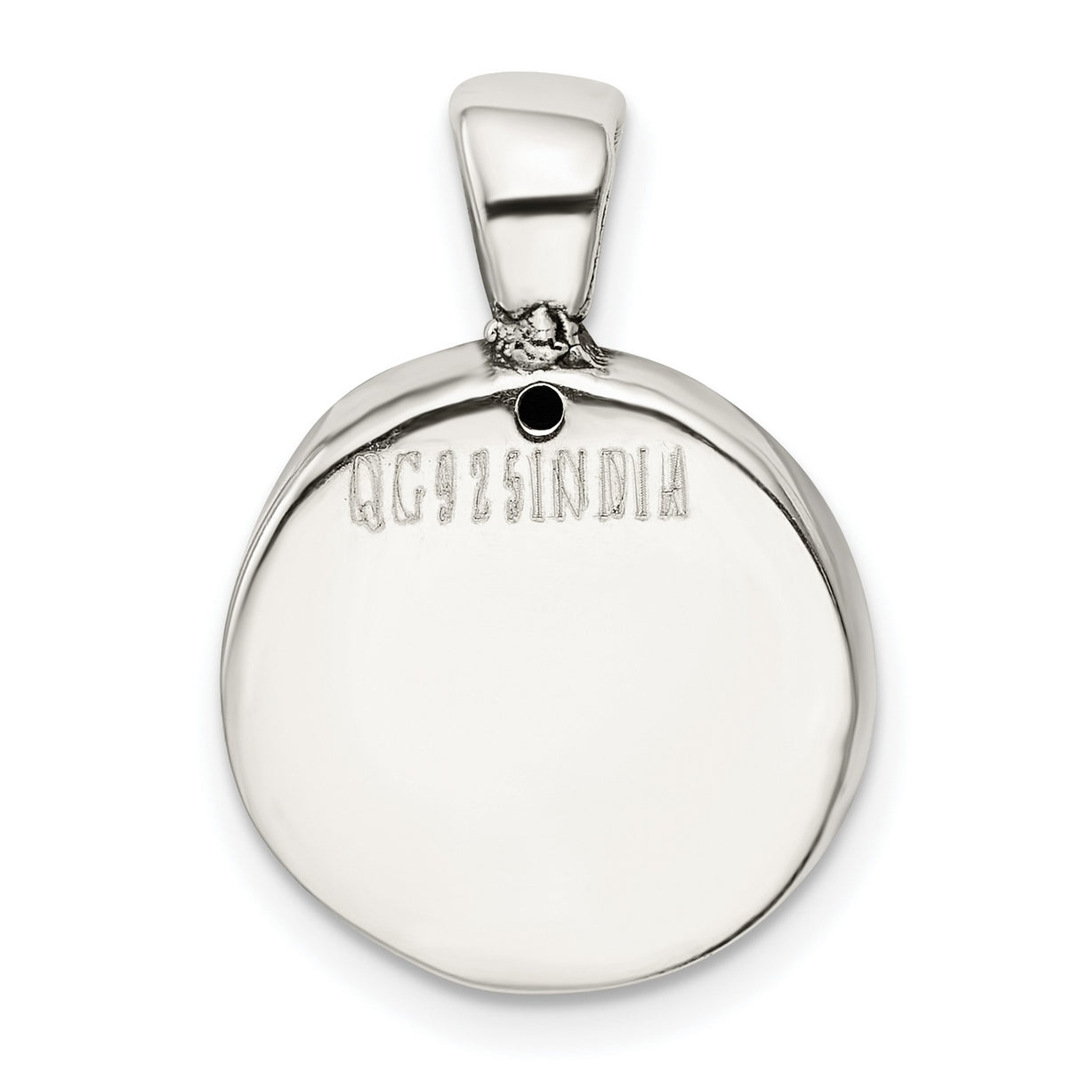 Sterling Silver Tree of Life Round Pendant with Sacred Symbol Design, Spiritual Boho Jewelry