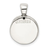 Sterling Silver Tree of Life Round Pendant with Sacred Symbol Design, Spiritual Boho Jewelry