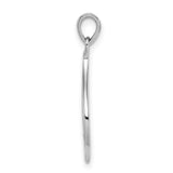 Sterling Silver Om Pendant with Open Teardrop Design, Spiritual Yoga and Meditation Jewelry