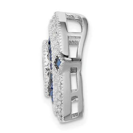 Sterling Silver Statement Ring with Cubic Zirconia, Spinel, Eye Design, Art Deco Style