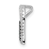 Sterling Silver Heart Pendant with Cubic Zirconia Paw Print, Pet Memorial Jewelry for Women