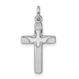 Sterling Silver Pendant with Dove Cross Design, Holy Spirit Symbol, Christian Jewelry for Men and Women