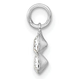 Sterling Silver Triangle Pendant with Cubic Zirconia, Cluster Design, Minimalist Jewelry for Women