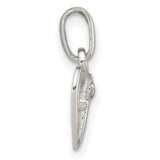 Sterling Silver Horse Head Pendant with Open Heart Design, Equestrian Style for Women and Girls