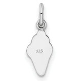 Sterling Silver Ice Cream Cone Pendant with Pink Yellow Blue Enamel, Whimsical Summer Charm