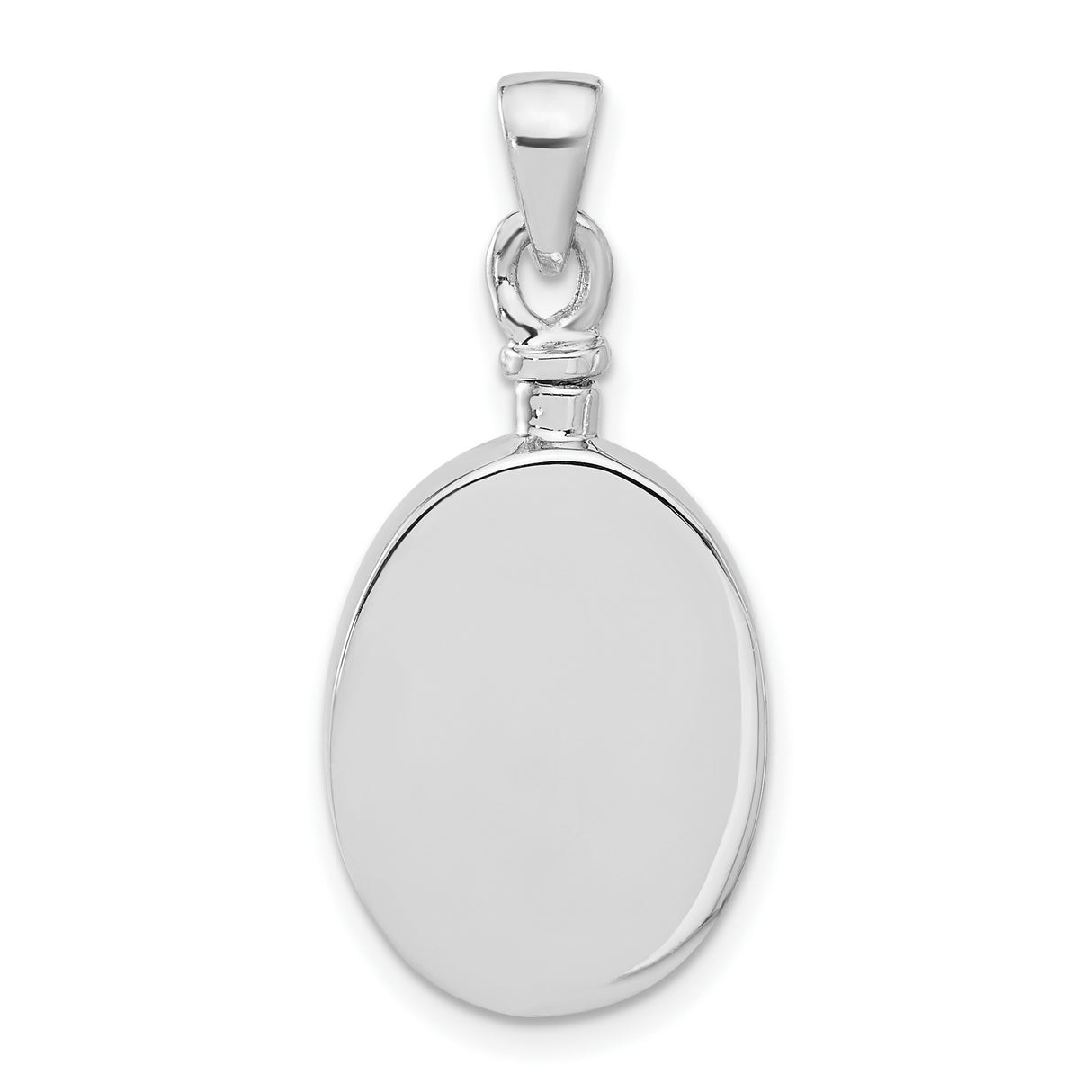 Sterling Silver Dog Pendant with Jumping Dog Silhouette and Frisbee, Pet Memorial Charm