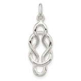 Sterling Silver Celtic Knot Pendant with Infinity Design Symbolizing Eternal Love and Unity