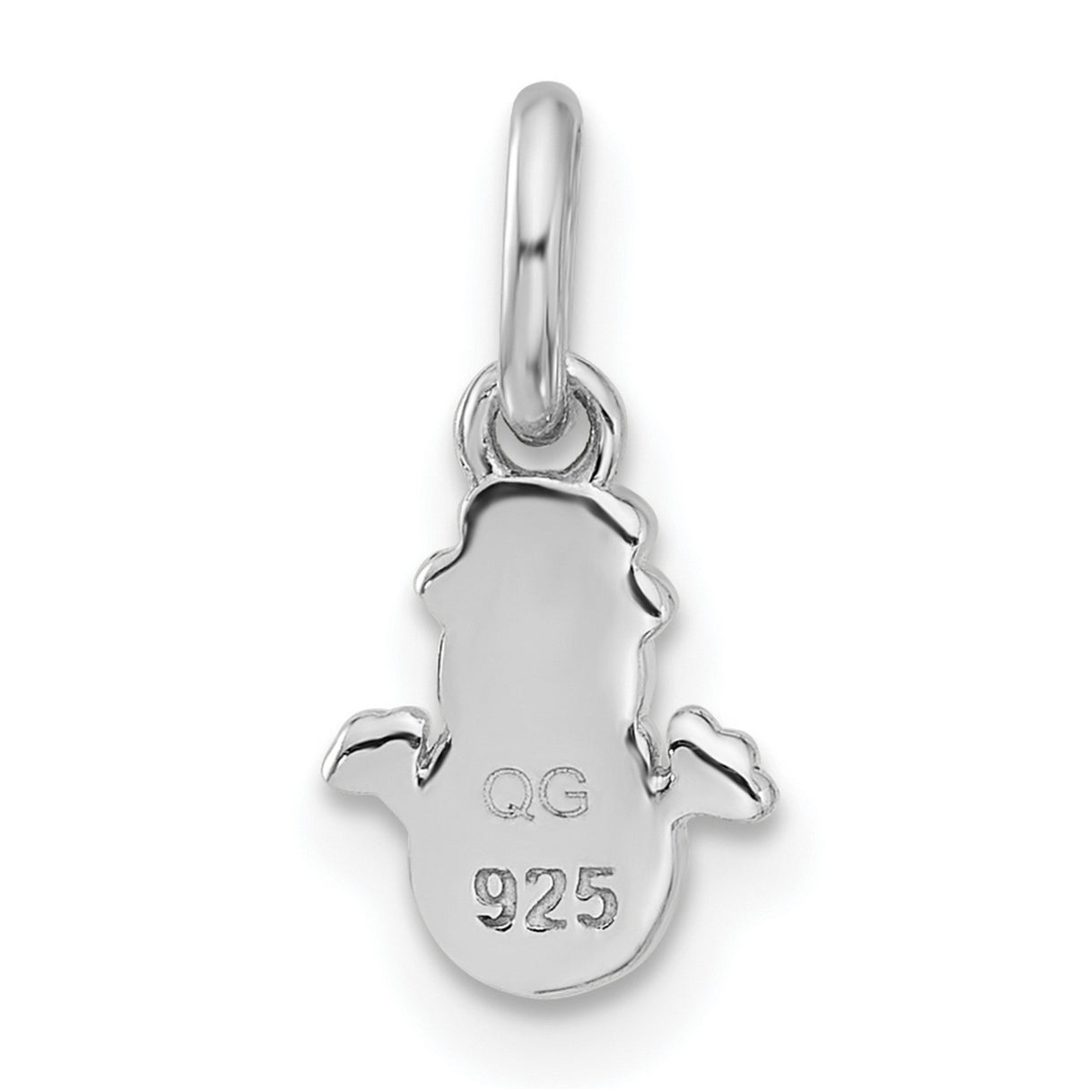 Sterling Silver Snowman Pendant with Colorful Enamel, Scarf and Top Hat Design