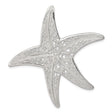 Fancy Starfish Charm Pendant in Real 925 Sterling Silver