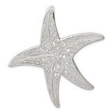 Fancy Starfish Charm Pendant in Real 925 Sterling Silver