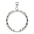 Sterling Silver Open Circle Pendant, Minimalist Infinity Loop Design for Women or Unisex Wear