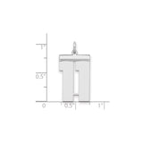 Sterling Silver Chai Pendant with Hebrew Life Symbol, Unisex Jewish Charm