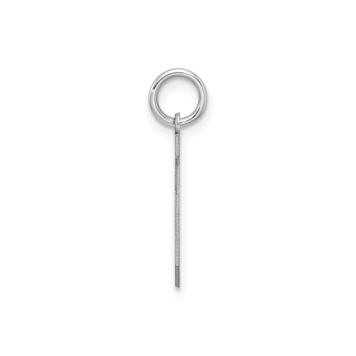 Sterling Silver Number 5 Pendant Charm, Bold Varsity Style Unisex Accessory