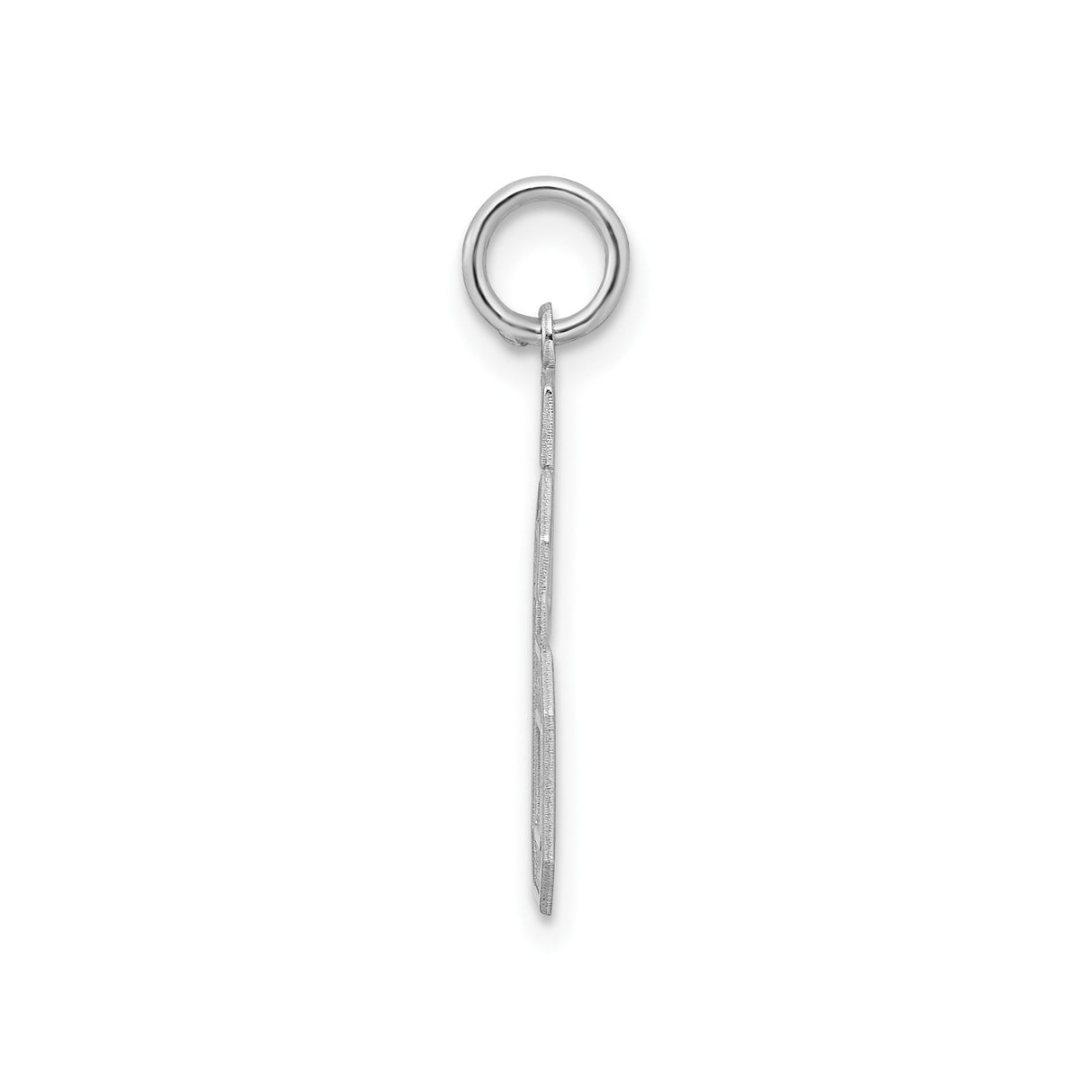 Sterling Silver Number 56 Pendant, Bold Block Sports Charm, Unisex Jersey Style Jewelry