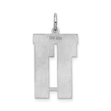 Sterling Silver Chai Pendant with Hebrew Symbol for Life, Jewish Faith Charm for Men and Women