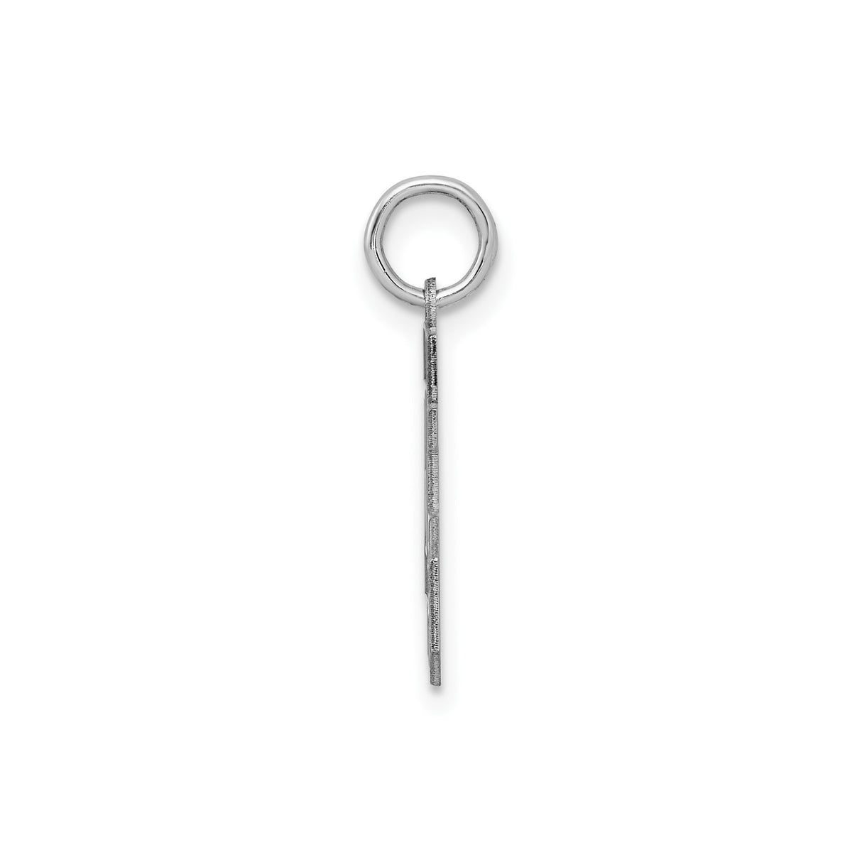 Sterling Silver Number 45 Pendant, Bold Block Style Sports Charm for Men and Women