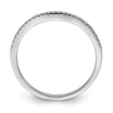 Sterling Silver wedding band ring alternate angle