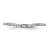 Sterling Silver wedding band ring detail view