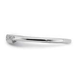 Sterling Silver wedding band ring detail view