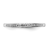 Sterling Silver wedding band ring detail view