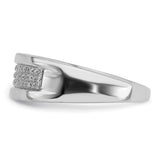 Sterling Silver wedding band ring detail view