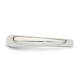 Sterling Silver wedding band ring detail view