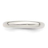 Sterling Silver wedding band ring detail view
