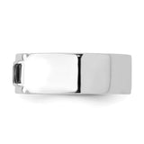 Sterling Silver wedding band ring detail view